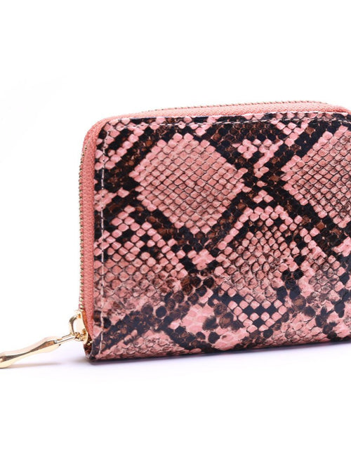 Load image into Gallery viewer, Python Print Zipper Wallet by ClaudiaG Collection
