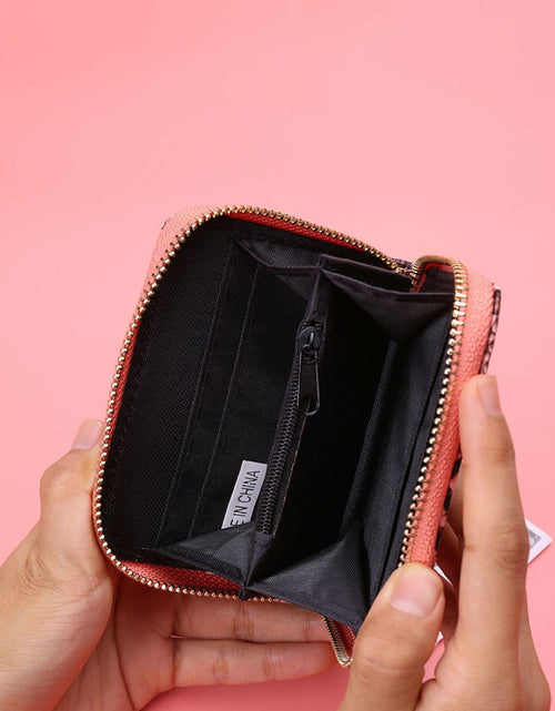 Load image into Gallery viewer, Python Print Zipper Wallet by ClaudiaG Collection

