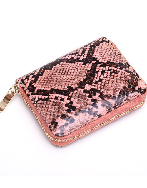 Load image into Gallery viewer, Python Print Zipper Wallet by ClaudiaG Collection
