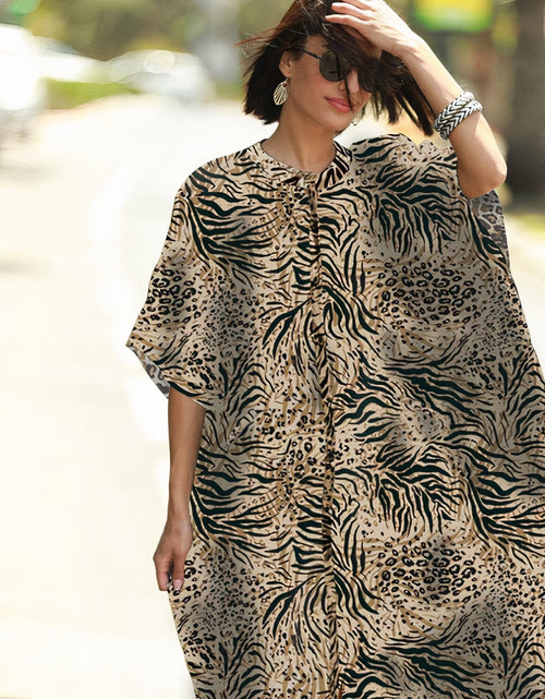 Load image into Gallery viewer, Wide Dress -Animal Print by ClaudiaG Collection
