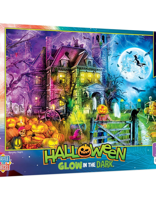 Load image into Gallery viewer, Halloween Glow in the Dark - Spooky Night 100 Piece Jigsaw Puzzle by MasterPieces Puzzle Company INC
