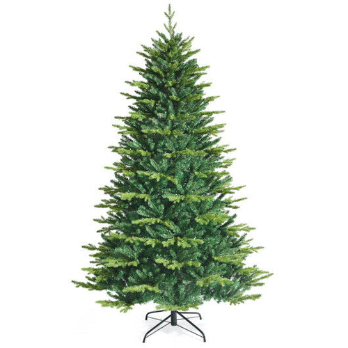 Load image into Gallery viewer, Pre-lit Artificial Hinged Christmas Tree with APP Controlled LED Lights-7 ft

