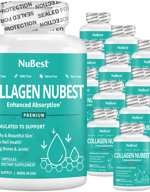 Load image into Gallery viewer, Collagen NuBest, Healthy Skin, Hair &amp; Nails, 90 Capsules by NuBest Nutrition®
