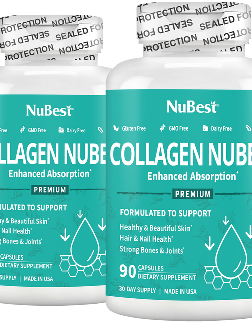 Load image into Gallery viewer, Collagen NuBest, Healthy Skin, Hair &amp; Nails, 90 Capsules by NuBest Nutrition®
