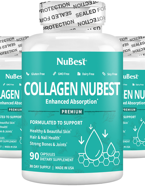 Load image into Gallery viewer, Collagen NuBest, Healthy Skin, Hair &amp; Nails, 90 Capsules by NuBest Nutrition®
