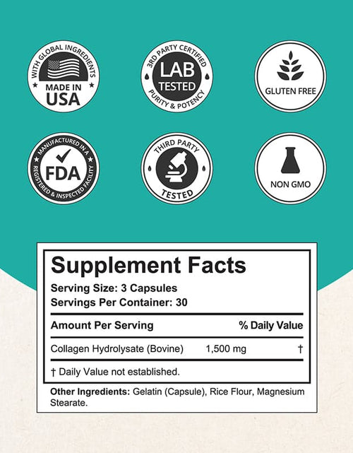 Load image into Gallery viewer, Collagen NuBest, Healthy Skin, Hair &amp; Nails, 90 Capsules by NuBest Nutrition®
