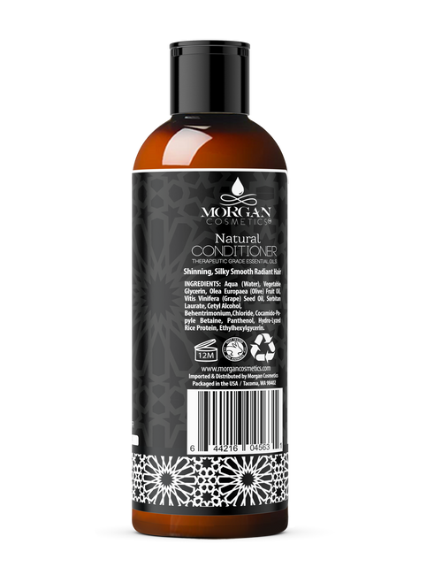 Load image into Gallery viewer, Argan Natural Conditioner Lavender 8 oz by Morgan Cosmetics
