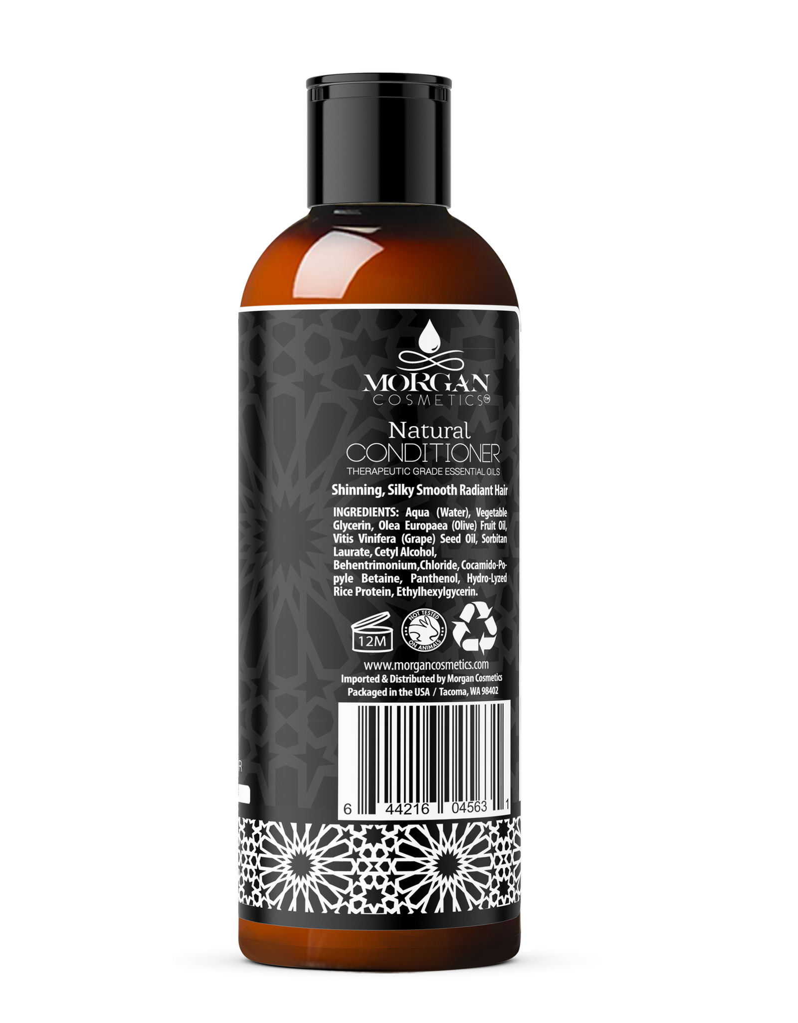 ARGAN NATURAL CONDITIONER LAVENDER 16 OZ Conditioner Lavender - Argan Conditioner Is Also Paraben Free and Synthetic Fragrance Free - 100% Vegetarian. Made In USA. by Morgan Cosmetics