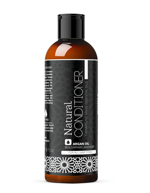 Load image into Gallery viewer, Argan Natural Conditioner Lavender 8 oz by Morgan Cosmetics
