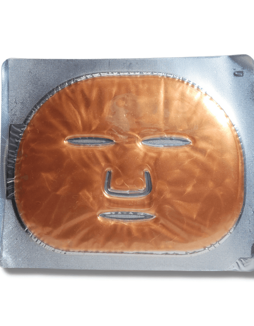 Load image into Gallery viewer, 123 READY HONEY &amp; COPPER HYDRATING GEL FACE MASK 1PC by ZAQ Skin &amp; Body
