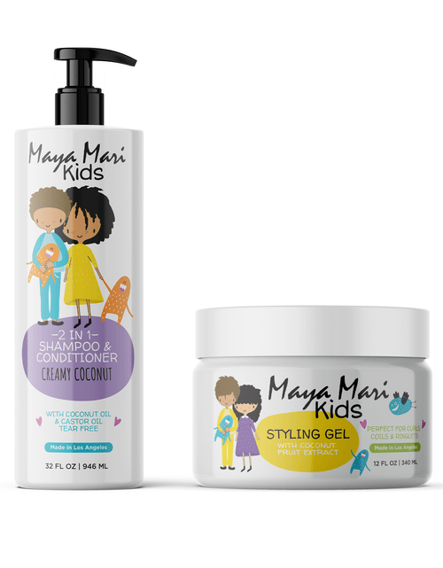 Load image into Gallery viewer, Maya Mari Kids 2in1 Shampoo + Conditioner with Tear-Free Formula and Bonus Hair Gel - Perfect for Kids Daily Hair Care Routines for Both Boys and Girls by  Los Angeles Brands

