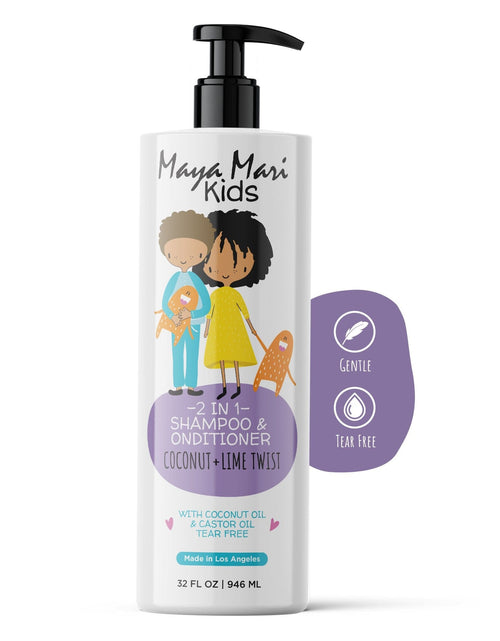 Load image into Gallery viewer, Maya Mari Kids 2in1 Shampoo + Conditioner with Tear-Free Formula and Bonus Hair Gel - Perfect for Kids Daily Hair Care Routines for Both Boys and Girls by  Los Angeles Brands
