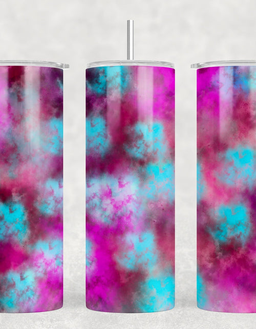 Load image into Gallery viewer, Cotton Candy - 20 oz Steel Skinny Tumbler - Optional Blue Tooth Speaker - Speaker Color will Vary by Rowdy Ridge Co
