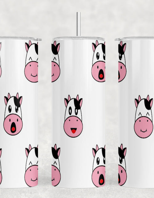 Load image into Gallery viewer, Cows|Skinny Tumbler|Optional Bluetooth Speaker| Speaker Color Varies by Rowdy Ridge Co

