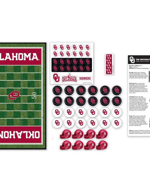 Load image into Gallery viewer, Oklahoma Sooners Checkers Board Game by MasterPieces Puzzle Company INC
