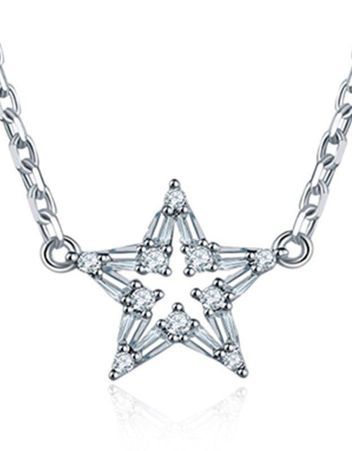 Load image into Gallery viewer, Crystal Star Pendant Necklace by Hollywood Sensation®
