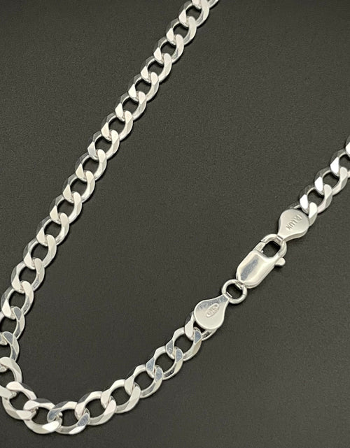 Load image into Gallery viewer, Donatello Gian Solid Sterling Silver Curb Chain Necklace, 2.5MM 16-24", Italian Made Stamped 925, Men &amp; Women Necklace by Donatello Gian
