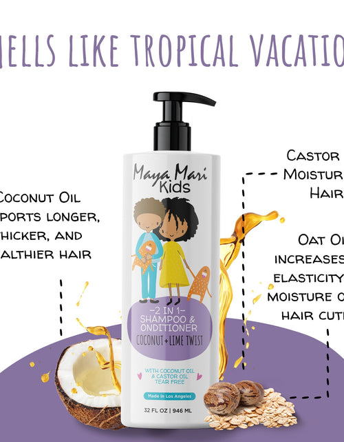 Load image into Gallery viewer, Maya Mari Kids - Curly Hair Kids Ultimate Curls 2-Piece Set - 2-in-1 Shampoo and Conditioner and Leave-In Conditioner by  Los Angeles Brands
