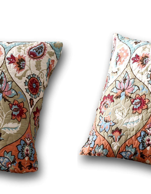 Load image into Gallery viewer, DaDa Bedding Set of Two Garden Party Bohemian Throw Pillow Covers (LH1403) by DaDa Bedding Collection
