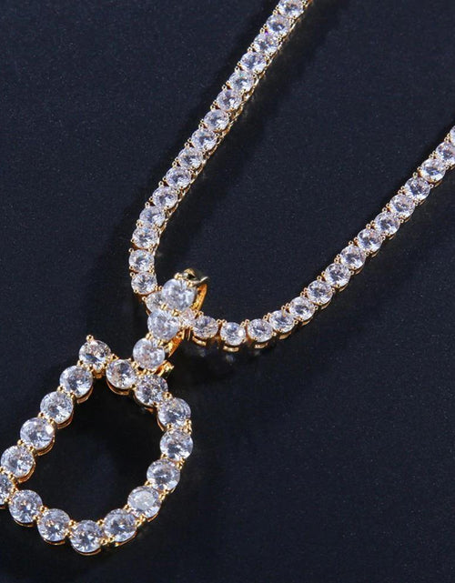 Load image into Gallery viewer, Custom Name Tennis Chain Letters Pendant by Bling Proud | Urban Jewelry Online Store
