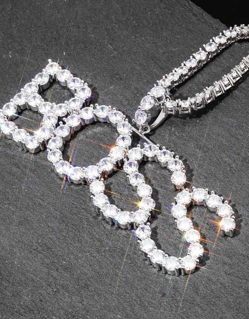 Load image into Gallery viewer, Custom Name Tennis Chain Letters Pendant by Bling Proud | Urban Jewelry Online Store
