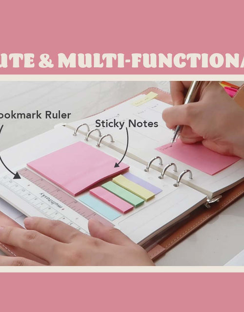 Load image into Gallery viewer, Vegan Leather Organizational Notebook/Journal A5/A6 (3 Paper Options) by Multitasky
