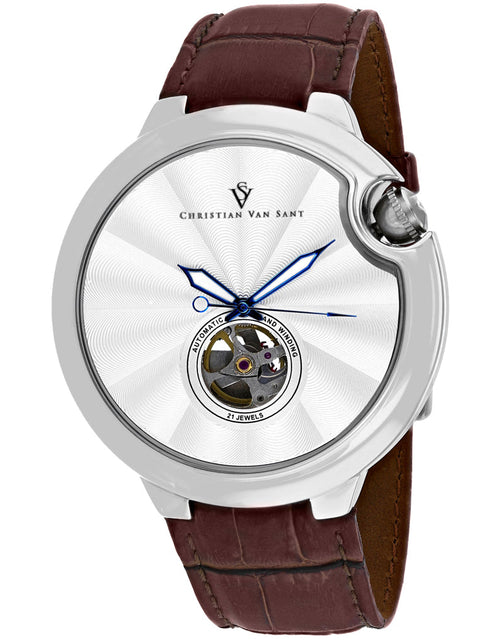 Load image into Gallery viewer, Christian Van Sant Men's Cyclone Automatic Silver Dial Watch - CV0141 by Balec Group
