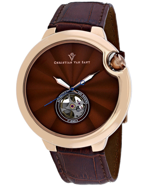 Load image into Gallery viewer, Christian Van Sant Men's Cyclone Automatic Brown Dial Watch - CV0144 by Balec Group
