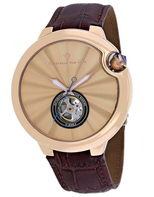 Load image into Gallery viewer, Christian Van Sant Men's Cyclone Automatic Black Dial Watch - CV0148 by Balec Group
