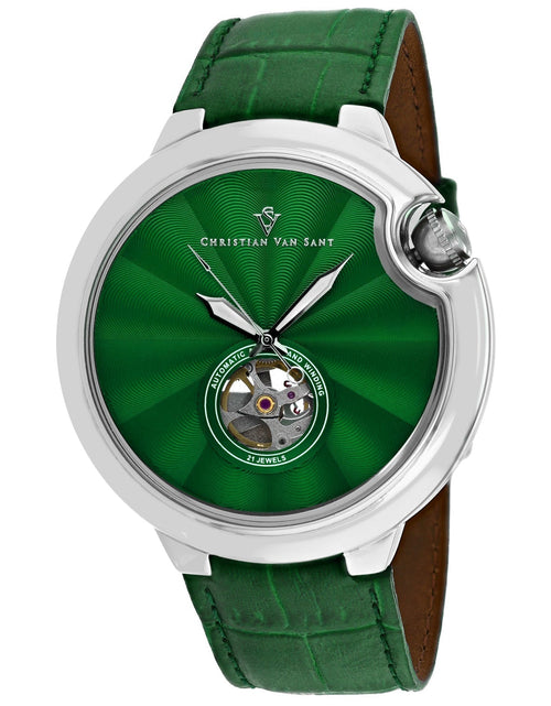 Load image into Gallery viewer, Christian Van Sant Men's Cyclone Automatic Black Dial Watch - CV0149 by Balec Group
