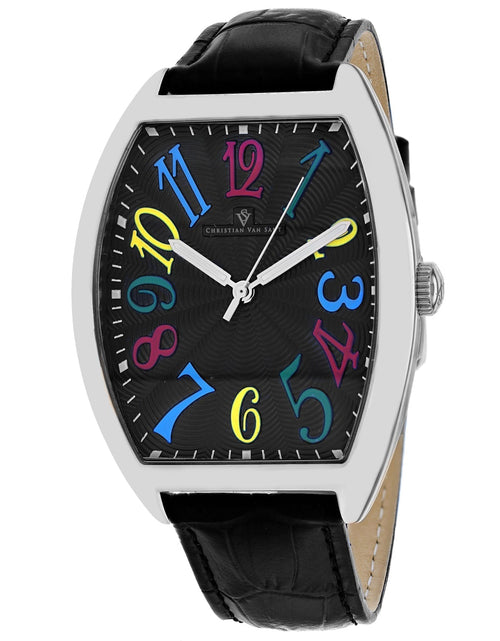 Load image into Gallery viewer, Christian Van Sant Men's Royalty II Black Dial Watch - CV0372 by Balec Group
