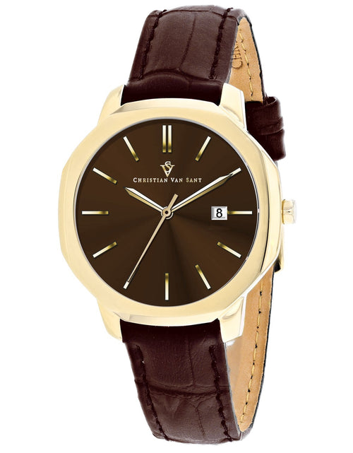 Load image into Gallery viewer, Christian Van Sant Women's Octave Slim Brown Dial Watch - CV0507 by Balec Group
