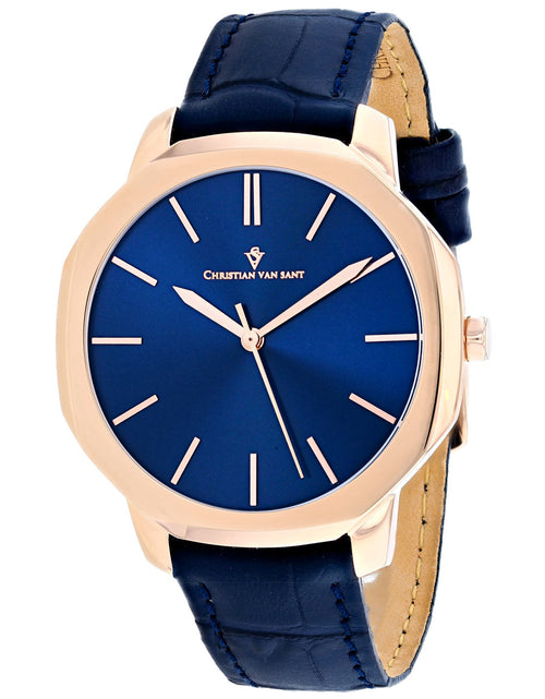 Load image into Gallery viewer, Christian Van Sant Men's Octavius Slim Blue Dial Watch - CV0535 by Balec Group
