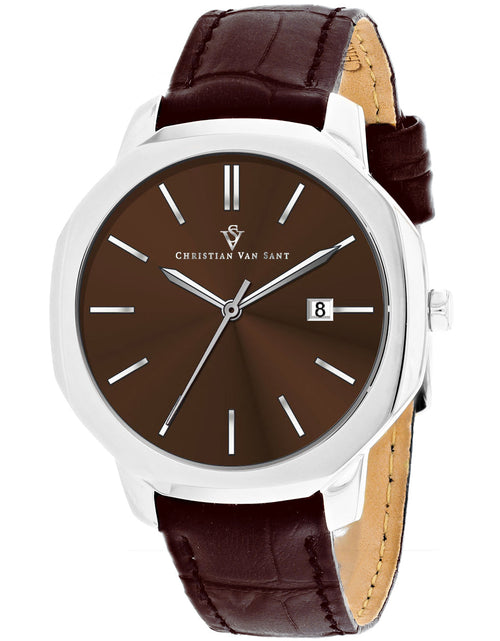 Load image into Gallery viewer, Christian Van Sant Men's Octavius Slim Brown Dial Watch - CV0536 by Balec Group
