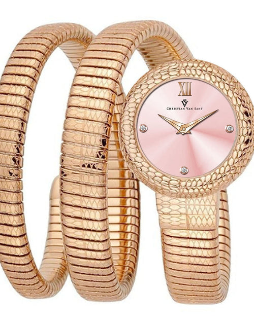 Load image into Gallery viewer, Christian Van Sant Women's Naga Pink Dial Watch - CV0894 by Balec Group
