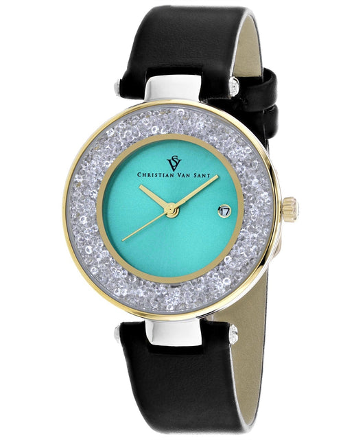 Load image into Gallery viewer, Christian Van Sant Women's Dazzle Blue Dial Watch - CV1225 by Balec Group
