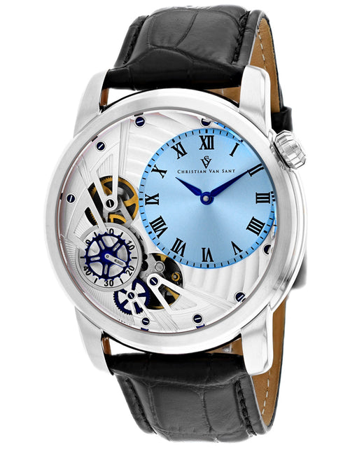 Load image into Gallery viewer, Christian Van Sant Men's Sprocket Auto-Quartz Blue Dial Watch - CV1543 by Balec Group
