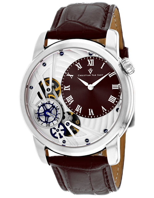 Load image into Gallery viewer, Christian Van Sant Men's Sprocket Auto-Quartz Brown Dial Watch - CV1544 by Balec Group
