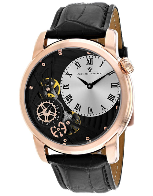 Load image into Gallery viewer, Christian Van Sant Men's Sprocket Auto-Quartz Silver Dial Watch - CV1548 by Balec Group
