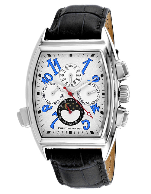 Load image into Gallery viewer, Christian Van Sant Men's Grandeur White Dial Watch - CV2134 by Balec Group
