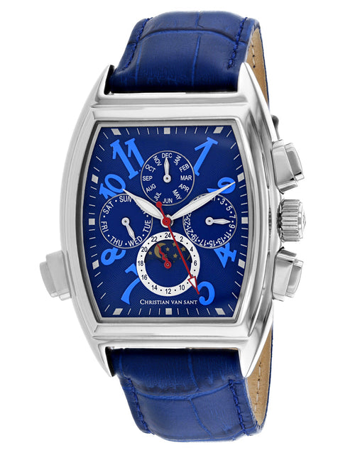 Load image into Gallery viewer, Christian Van Sant Men's Grandeur Blue Dial Watch - CV2135 by Balec Group
