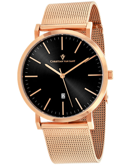 Load image into Gallery viewer, Christian Van Sant Men's Paradigm Black Dial Watch - CV4321 by Balec Group
