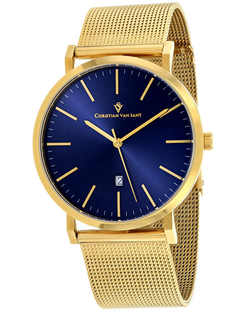 Load image into Gallery viewer, Christian Van Sant Men's Paradigm Blue Dial Watch - CV4324 by Balec Group
