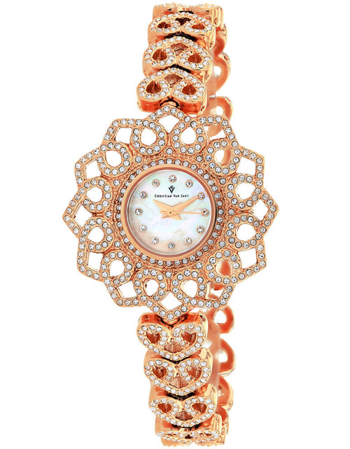 Load image into Gallery viewer, Christian Van Sant Women's Chantilly White MOP Dial Watch - CV4812 by Balec Group
