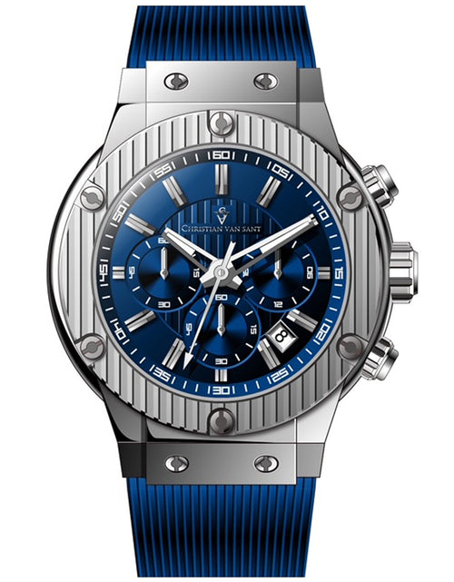 Load image into Gallery viewer, Christian Van Sant Men's Monarchy Blue Dial Watch - CV8142 by Balec Group
