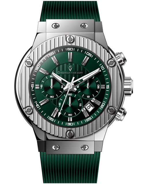 Load image into Gallery viewer, Christian Van Sant Men's Monarchy Green Dial Watch - CV8143 by Balec Group

