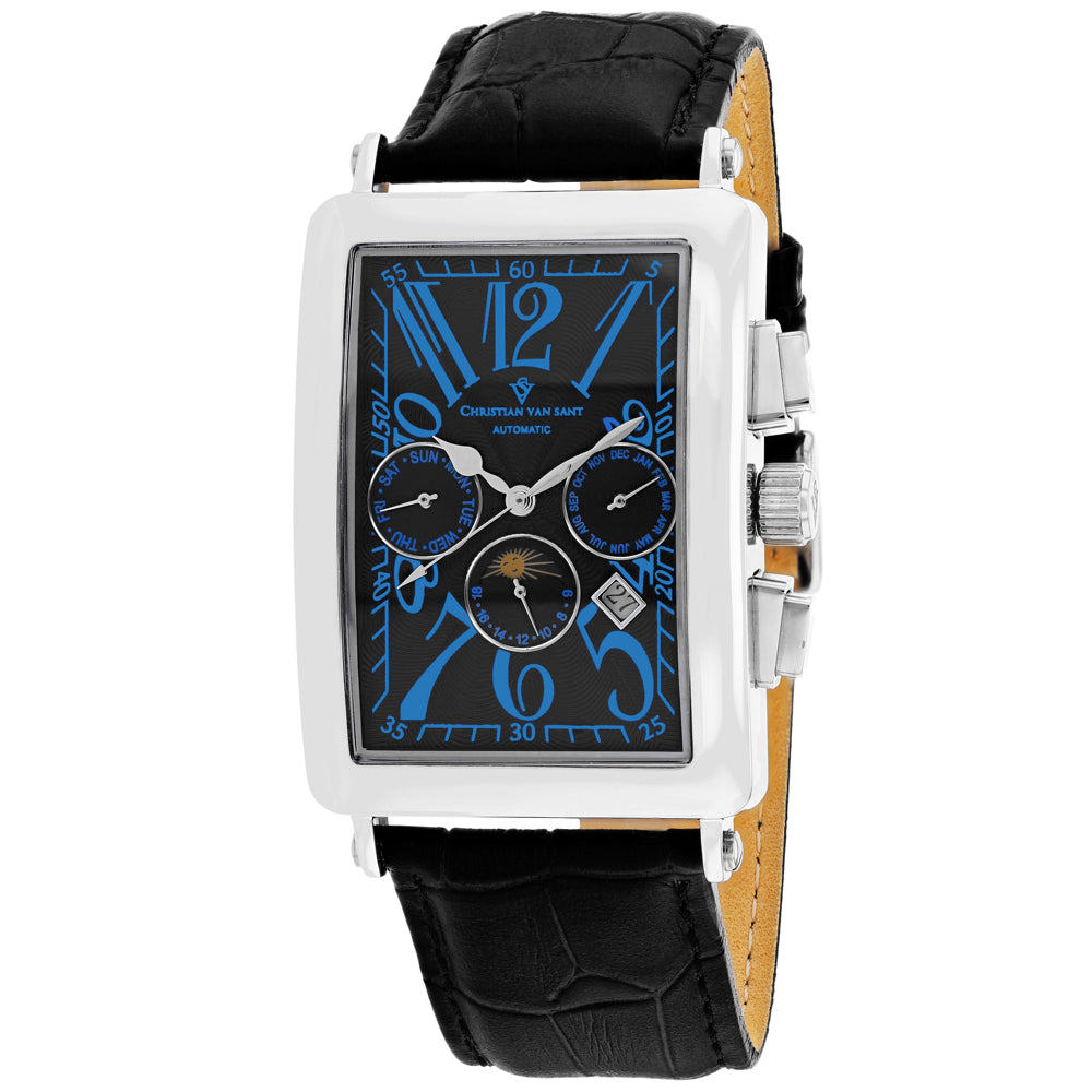 Christian Van Sant Men's Prodigy Black Dial Watch - CV9135 by Balec Group