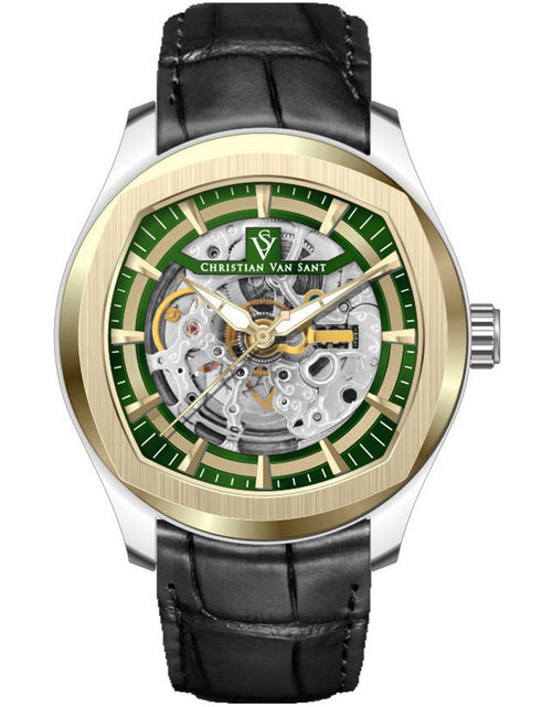 Load image into Gallery viewer, Christian Van Sant Men's Romeo Green Dial Watch - CV9503 by Balec Group
