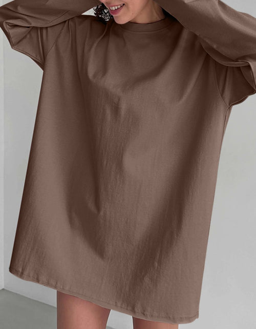 Load image into Gallery viewer, Round Neck Long Sleeve T-Shirt
