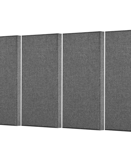 Load image into Gallery viewer, 4 PCS Acoustic Wall Panels 2 in Thick 23.6 x 11.8 in Self-adhesive Gray
